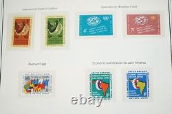 United Nations 1951-1999 Collection Of 725+ Mint Stamps Stored In Mystic Album