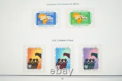 United Nations 1951-1999 Collection Of 725+ Mint Stamps Stored In Mystic Album
