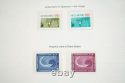 United Nations 1951-1999 Collection Of 725+ Mint Stamps Stored In Mystic Album