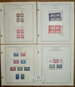 United Nations 1951-74 Collection MNH Imprint Blocks and Blocks in Scott Album