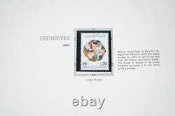 United Nations 1991-1993 Collection Of 200 Mint Stamps Stored In White Ace Album