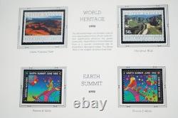 United Nations 1991-1993 Collection Of 200 Mint Stamps Stored In White Ace Album