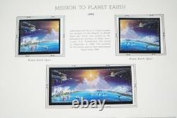 United Nations 1991-1993 Collection Of 200 Mint Stamps Stored In White Ace Album