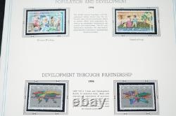 United Nations 1994-1997 Collection Of 200 Stamps & 10 Sheets All Mint In Album