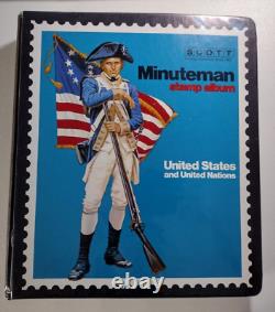 United Nations Minuteman Album 1951-1990 Complete Overloaded Stamp Collection