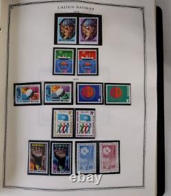 United Nations Minuteman Album 1951-1990 Complete Overloaded Stamp Collection