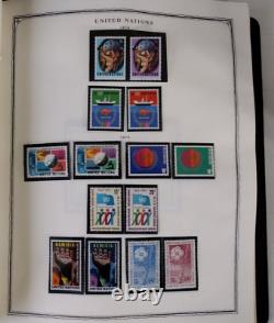 United Nations Minuteman Album 1951-1990 Complete Overloaded Stamp Collection