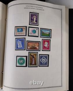 United Nations Minuteman Album 1951-1990 Complete Overloaded Stamp Collection