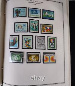 United Nations Minuteman Album 1951-1990 Complete Overloaded Stamp Collection