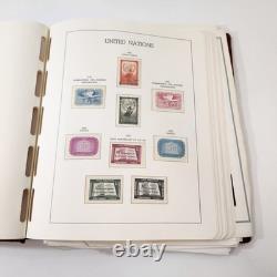 United Nations Stamp Collection Lighthouse Album 200+ Stamps 1950s to 1980s