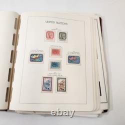 United Nations Stamp Collection Lighthouse Album 200+ Stamps 1950s to 1980s