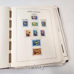 United Nations Stamp Collection Lighthouse Album 200+ Stamps 1950s to 1980s