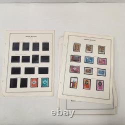 United Nations Stamp Collection Lighthouse Album 200+ Stamps 1950s to 1980s
