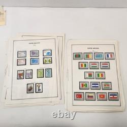 United Nations Stamp Collection Lighthouse Album 200+ Stamps 1950s to 1980s