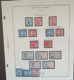 United States Air Post Collection On 26 Scott Album Pages MNH