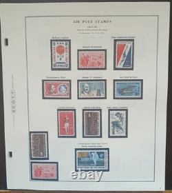 United States Air Post Collection On 26 Scott Album Pages MNH