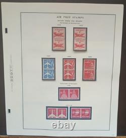 United States Air Post Collection On 26 Scott Album Pages MNH
