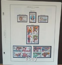 United States Air Post Collection On 26 Scott Album Pages MNH