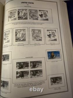 United States Liberty Stamp Album Filled with 549 Vintage U. S. Stamps