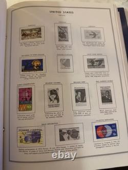 United States Liberty Stamp Album Filled with 549 Vintage U. S. Stamps