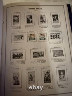 United States Liberty Stamp Album Filled with 549 Vintage U. S. Stamps