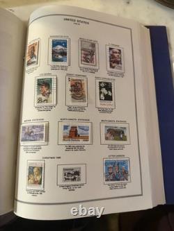 United States Liberty Stamp Album Filled with 549 Vintage U. S. Stamps