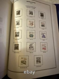 United States Liberty Stamp Album Filled with 549 Vintage U. S. Stamps