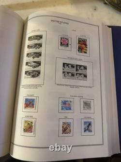 United States Liberty Stamp Album Filled with 549 Vintage U. S. Stamps