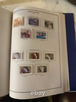 United States Liberty Stamp Album Filled with 549 Vintage U. S. Stamps
