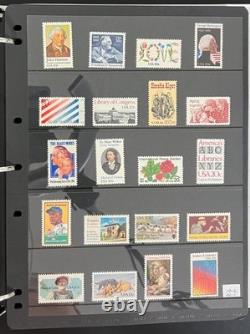 United States Plate Block & Singles Stamp Collection Album MNH #1300-4949 ZAYIX