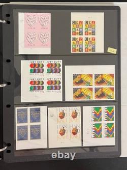 United States Plate Block & Singles Stamp Collection Album MNH #1300-4949 ZAYIX