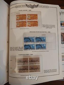 United States Plate Block Stamp COLOSSAL Collection In Harris 1966 album. View