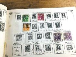 United States RARE Stamp Album Completely Illustrated Stamps Included 1870