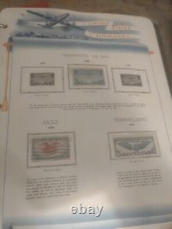 United States Stamp Collection 1925 Fwd In White Ace Pages And Album. Great One