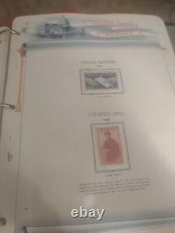 United States Stamp Collection 1925 Fwd In White Ace Pages And Album. Great One