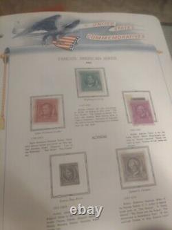 United States Stamp Collection 1925 Fwd In White Ace Pages And Album. Great One