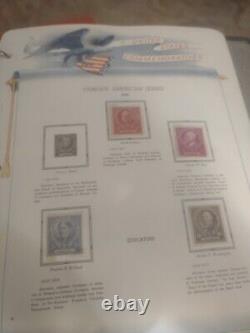 United States Stamp Collection 1925 Fwd In White Ace Pages And Album. Great One