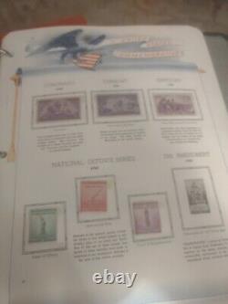 United States Stamp Collection 1925 Fwd In White Ace Pages And Album. Great One