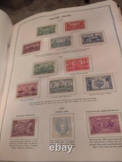 United States Stamp Collection 1936 Forward In HE Harris Huge Album. COLOSSAL