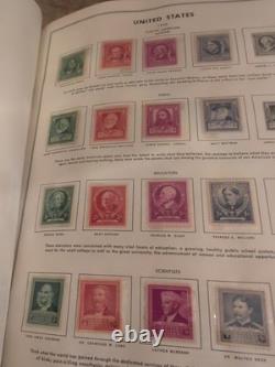 United States Stamp Collection 1936 Forward In HE Harris Huge Album. COLOSSAL
