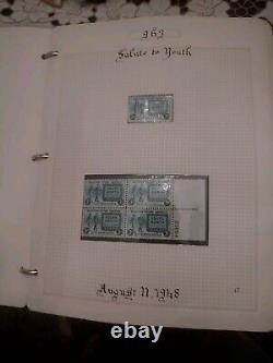 United States Stamp Collection 1948 Forward -Blocks And Plate Blocks. Stunning