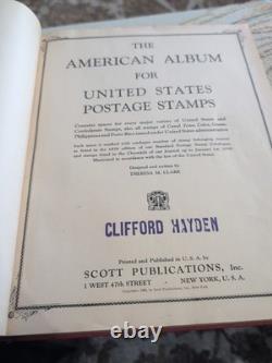 United States Stamp Collection In 1938 Scott Album Filled With Exciting Treasure