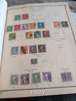 United States Stamp Collection In 1938 Scott Album Filled With Exciting Treasure