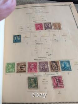 United States Stamp Collection In 1938 Scott Album Filled With Exciting Treasure