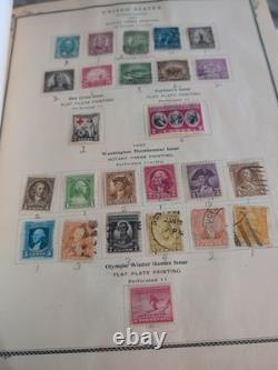 United States Stamp Collection In 1938 Scott Album Filled With Exciting Treasure