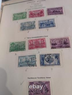 United States Stamp Collection In 1938 Scott Album Filled With Exciting Treasure