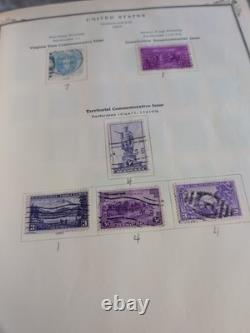 United States Stamp Collection In 1938 Scott Album Filled With Exciting Treasure