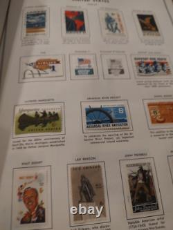 United States Stamp Collection In Handsome Harris Album Look Carefully 1953 Fwd