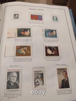 United States Stamp Collection In Handsome Harris Album Look Carefully 1953 Fwd