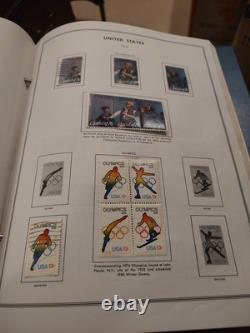 United States Stamp Collection In Handsome Harris Album Look Carefully 1953 Fwd